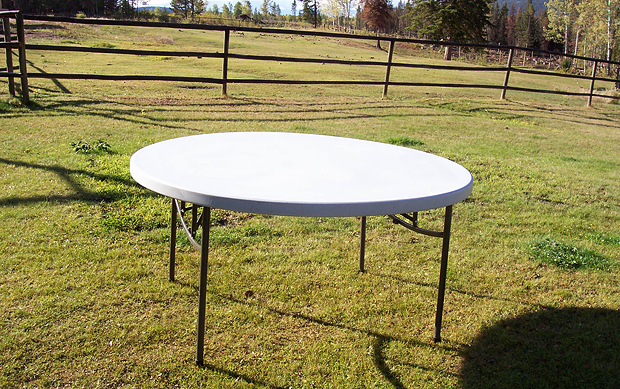 Seat up to 10 guests at a 60 inch Round Party Table
